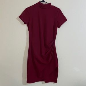 Windsor Burgundy Mock Dress